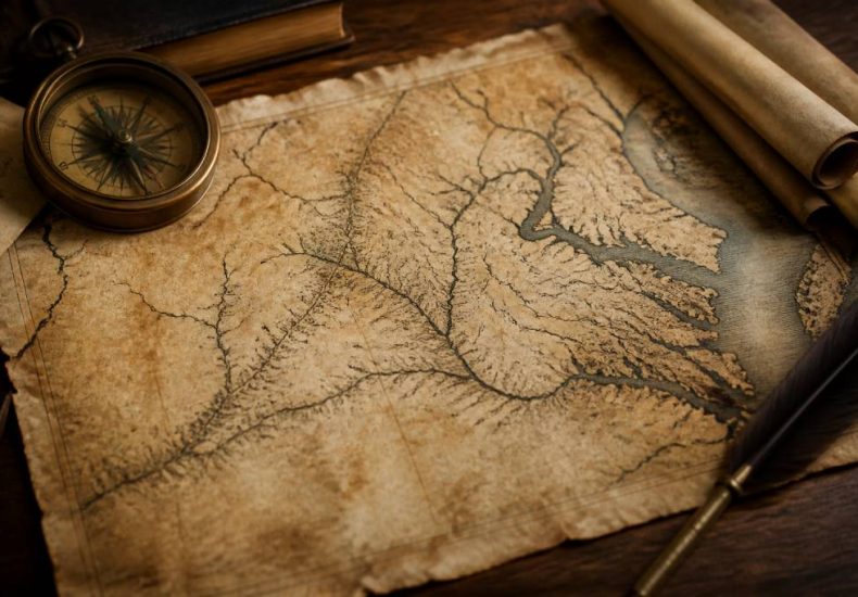 1607 map of virginia: a historical guide to early colonial cartography