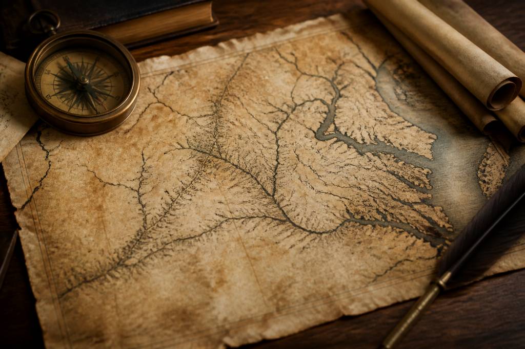 1607 map of virginia: a historical guide to early colonial cartography